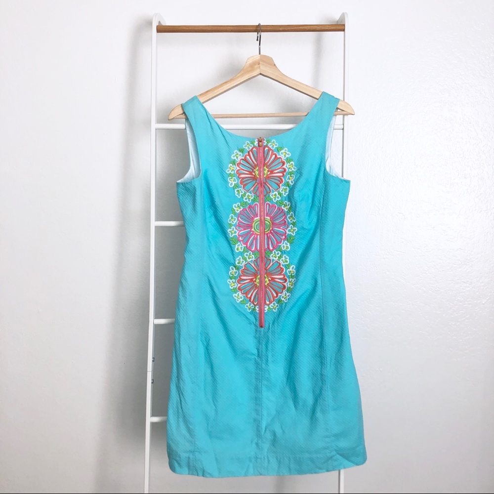 Lilly Pulitzer Kolby Floral Embroidery Zip Dress